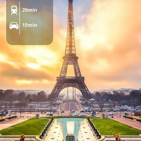 Appartamento Cocoon 6p, Terrace With Eiffel Tower & Seine View