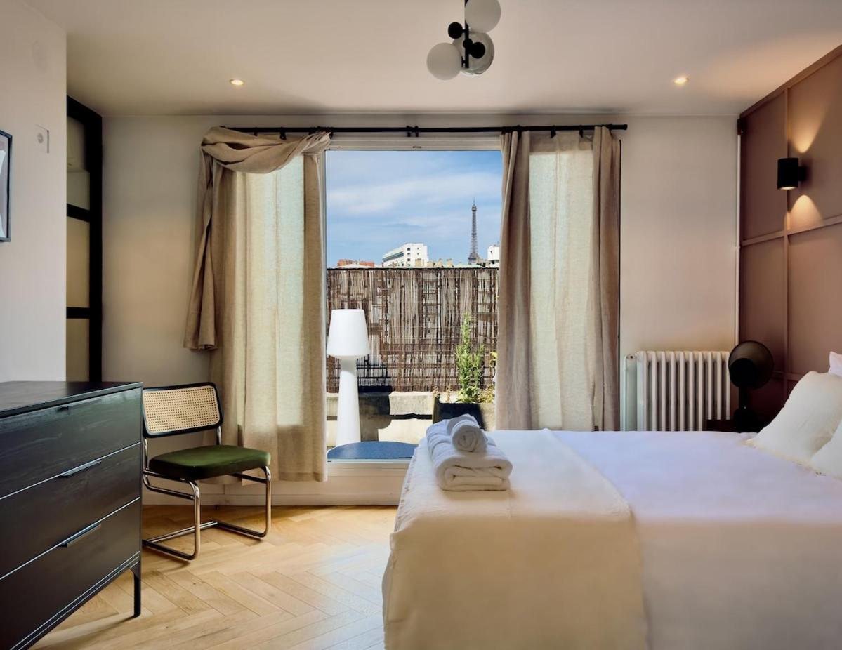 Cocoon 6p, Terrace With Eiffel Tower & Seine View Apartment